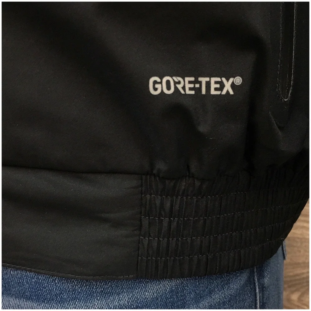 Zero Restriction Gore-Tex Mens XL Black Full Zip Off Sleeves Golf Jacket Rain